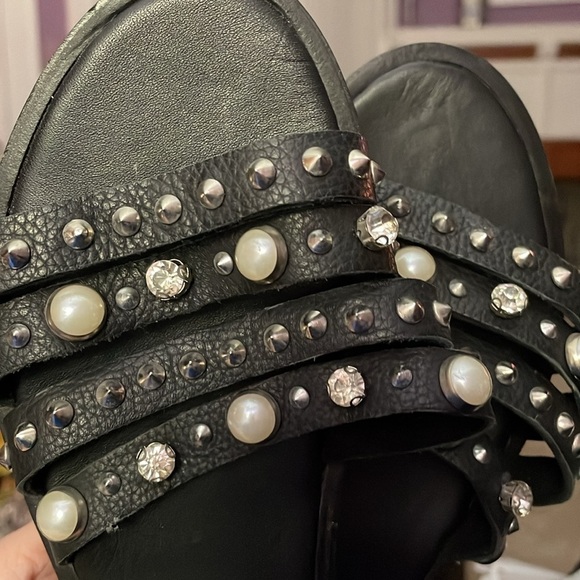 Steve Madden Galaxy, leather strap, sandals size 7 1/2 - Picture 7 of 8